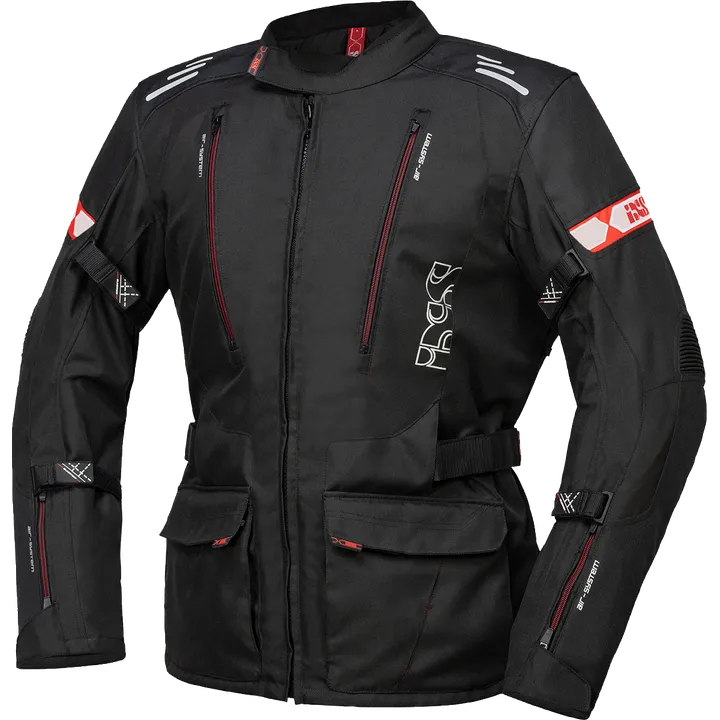 Jacke Tour Lorin-ST schwarz-rot