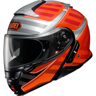 Klapphelm Neotec II Splicer orange-schwarz-silber 