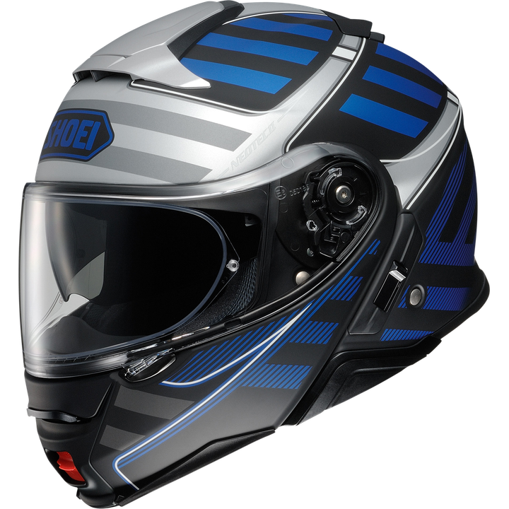 Klapphelm Neotec II Splicer schwarz matt-blau-silber 