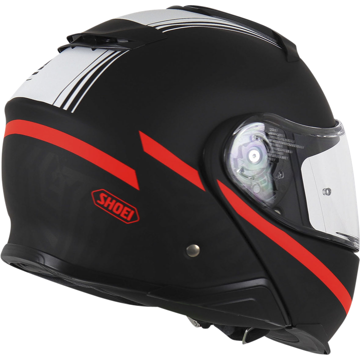 Klapphelm Neotec II Separator TC-5 schwarz matt-weiss-rot