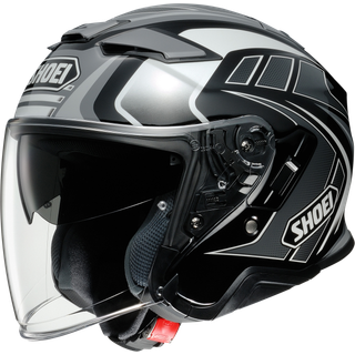 Casque jet J-Cruise II Aglero TC-5 noir-blanche-argent