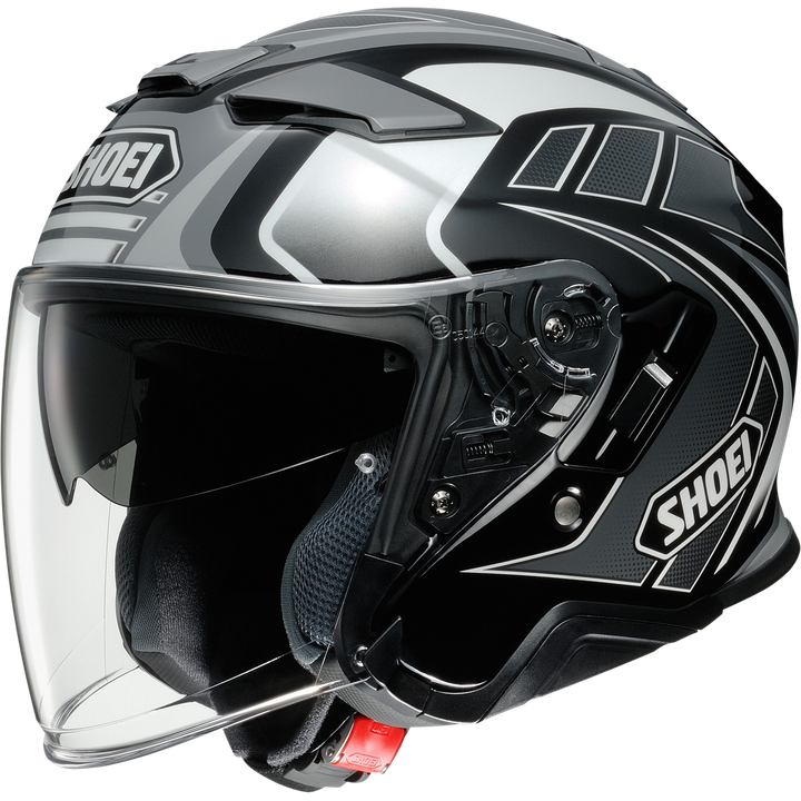 Casque jet J-Cruise II Aglero TC-5 noir-blanche-argent