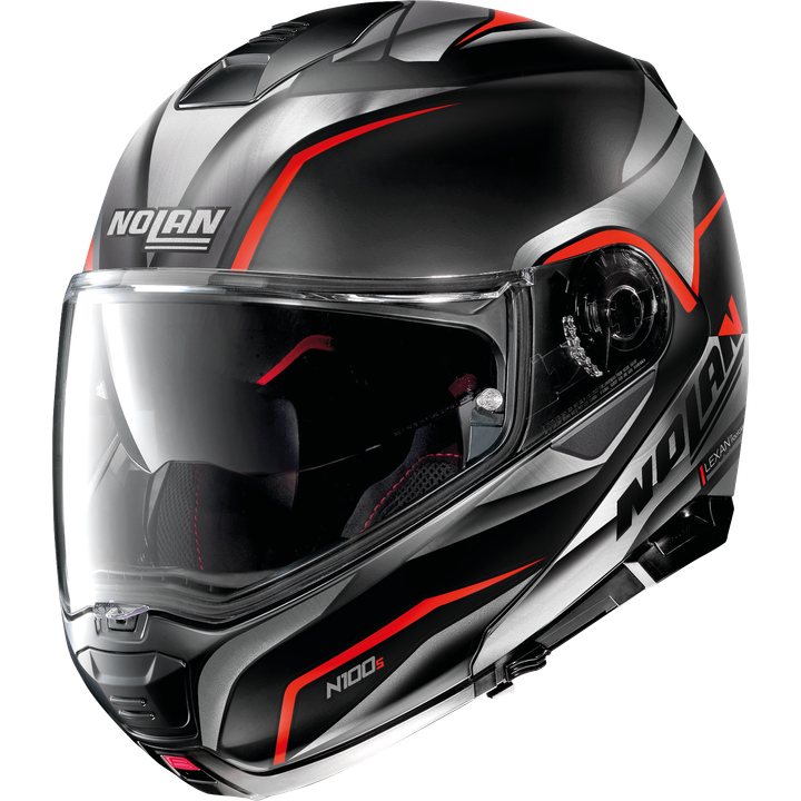 Klapphelm N100-5 Balteus N-Com #42 schwarz matt-rot
