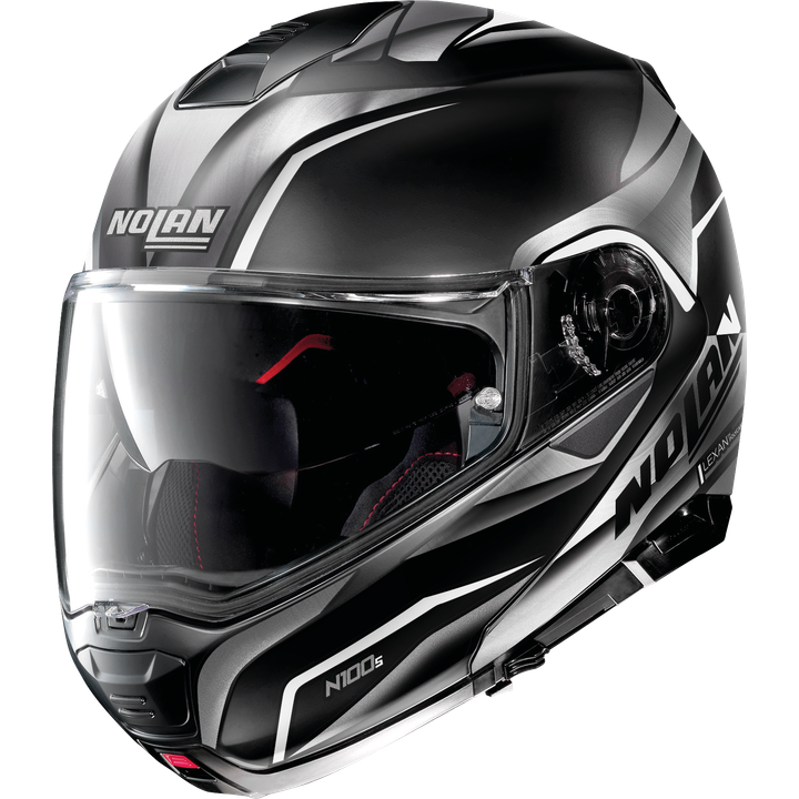Casque ouvrable N100-5 Balteus N-Com #41 noir mat-gris