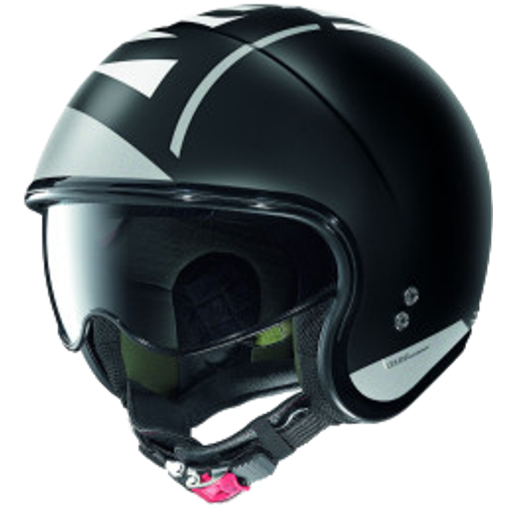 Casque jet N21 Avant-Garde #94, noir mat-gris