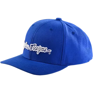 Curved Snapback Hat - Signature rouge-blanc
