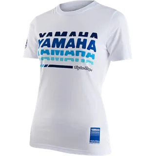 Womens T-Shirt - YAMAHA weiss