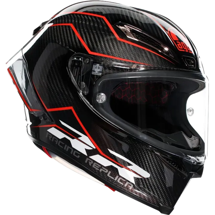 Casque intégral Pista GP RR Performante carbone rouge