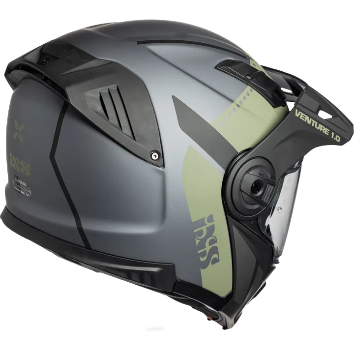 Klapphelm Venture 1.0 matt schwarz-anthrazit-oliv