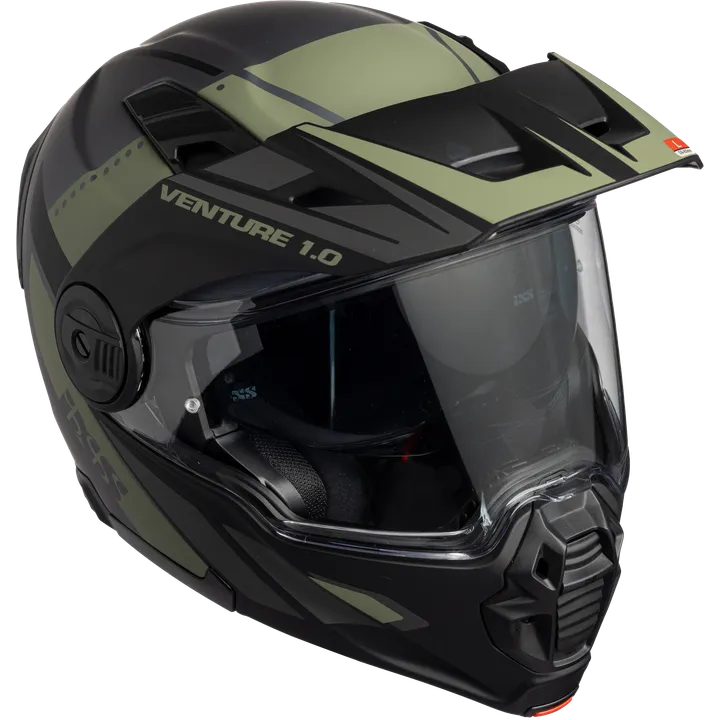 Klapphelm Venture 1.0 matt schwarz-anthrazit-oliv