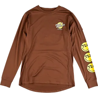 Ruckus Long Sleeve Ride Tee - Wheelies braun