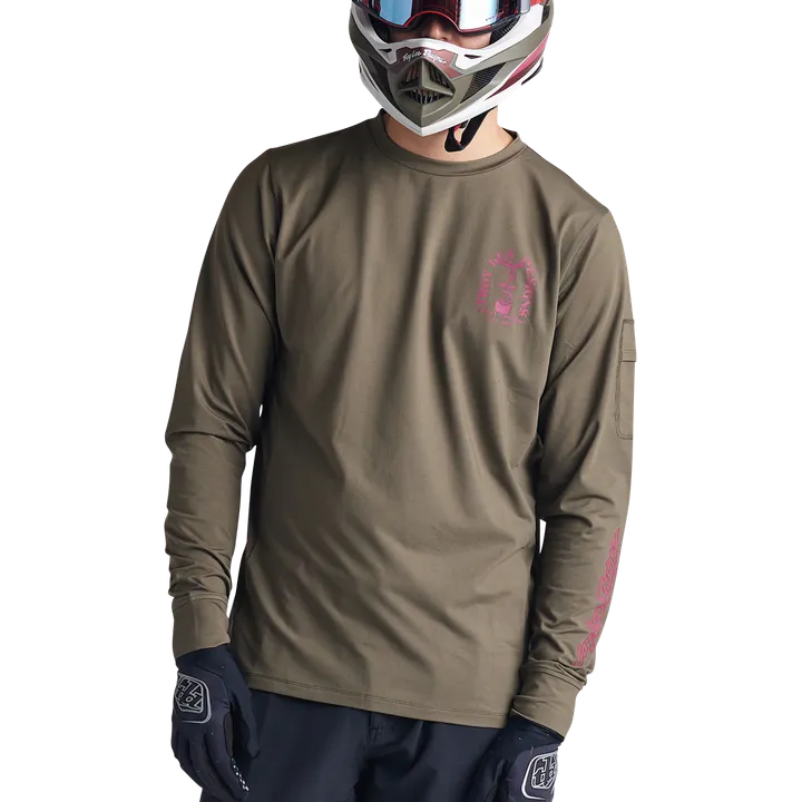 Ruckus ls Ride Tee - Fangs olive
