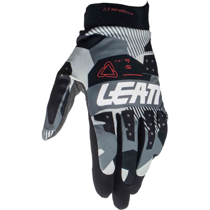 Glove Moto 2.5 Windblock gris-noir-blanc