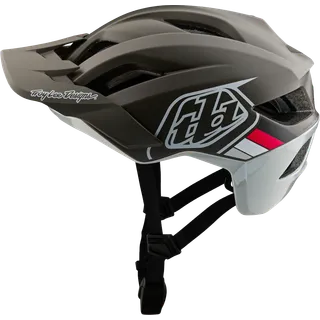 Flowline SE Helmet - Badge gris - jaune fluo