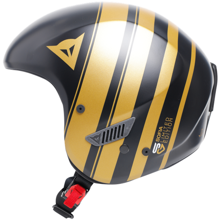 R001 Replica Sofia Goggia Helmet black/gold 