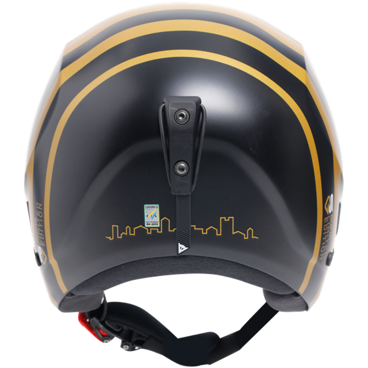 R001 Replica Sofia Goggia Helmet black/gold 