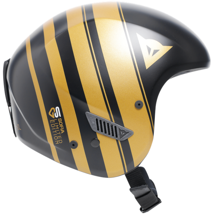 R001 Replica Sofia Goggia Helmet black/gold 