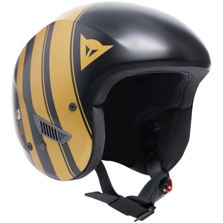 R001 Replica Sofia Goggia Helmet black/gold 