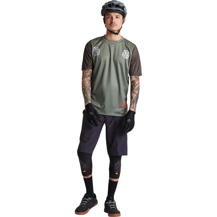 Flowline SS Jersey - Flipped olive