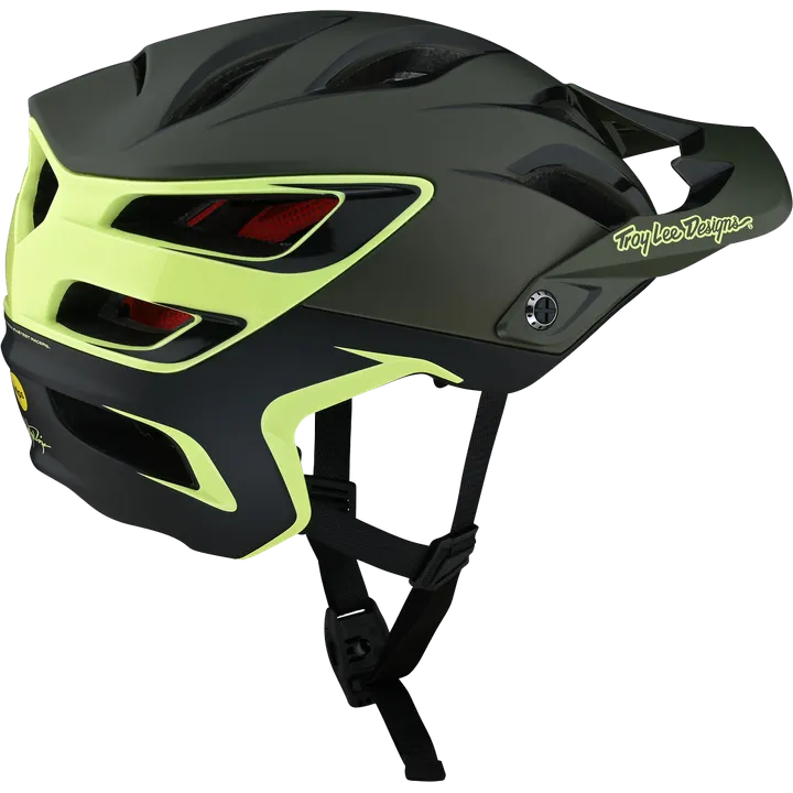 A3 Mips Helmet - Uno vert-jaune