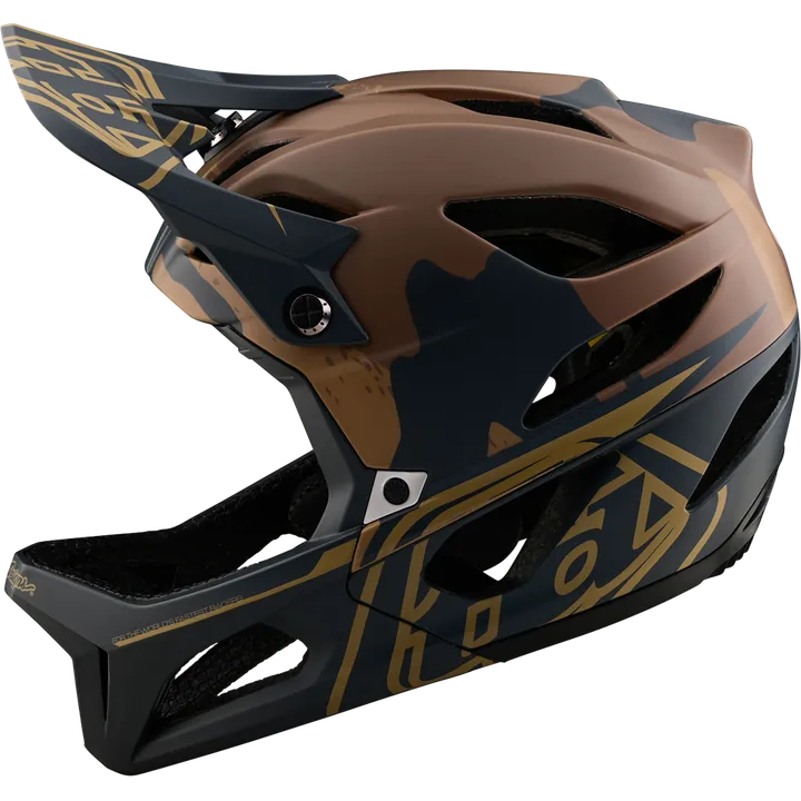 Stage Helmet - Stealth schwarz-grau-braun