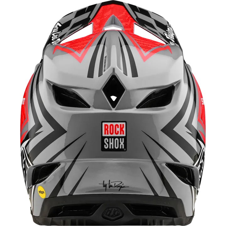 D4 Carbon Helmet - SRAM rouge-noir