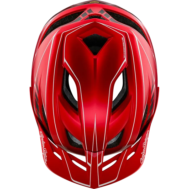 Flowline SE Helmet - Pinstripe rot