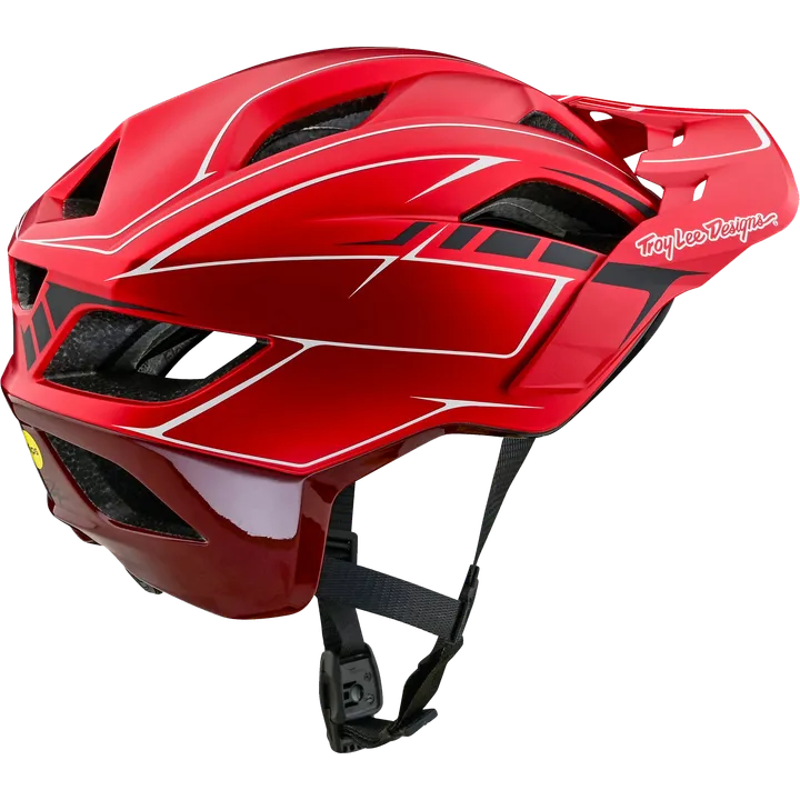 Flowline SE Helmet - Pinstripe rot