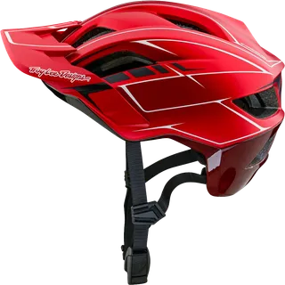 Flowline SE Helmet - Pinstripe rot