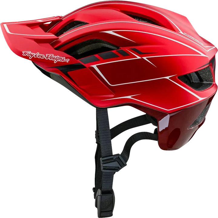 Flowline SE Helmet - Pinstripe rot