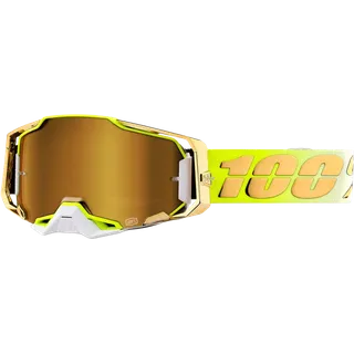 Armega Goggle Oversized Deep Red - Mirror Silver