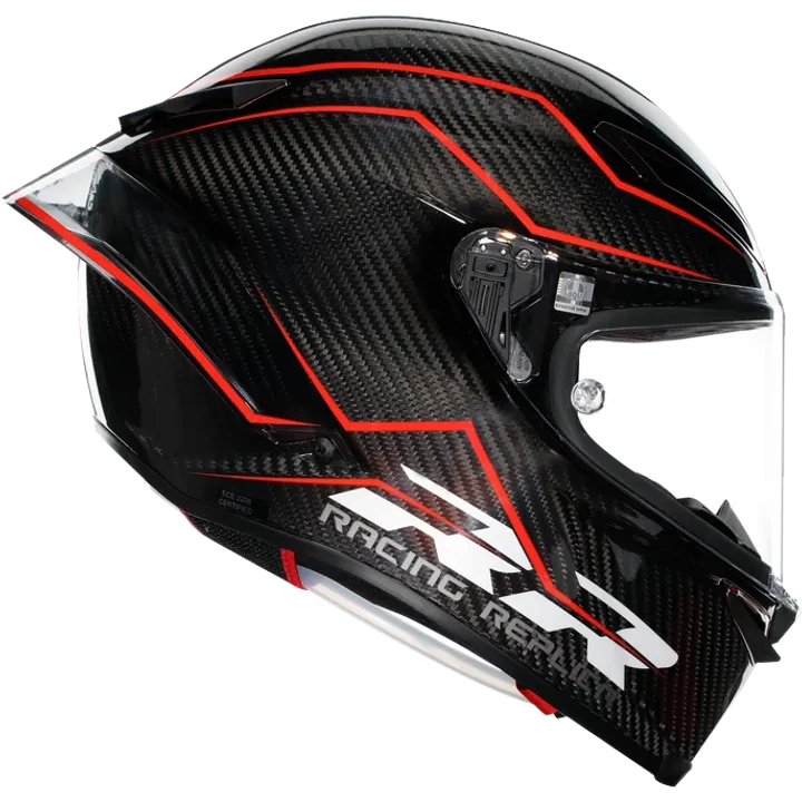 Casque intégral Pista GP RR Performante carbone rouge