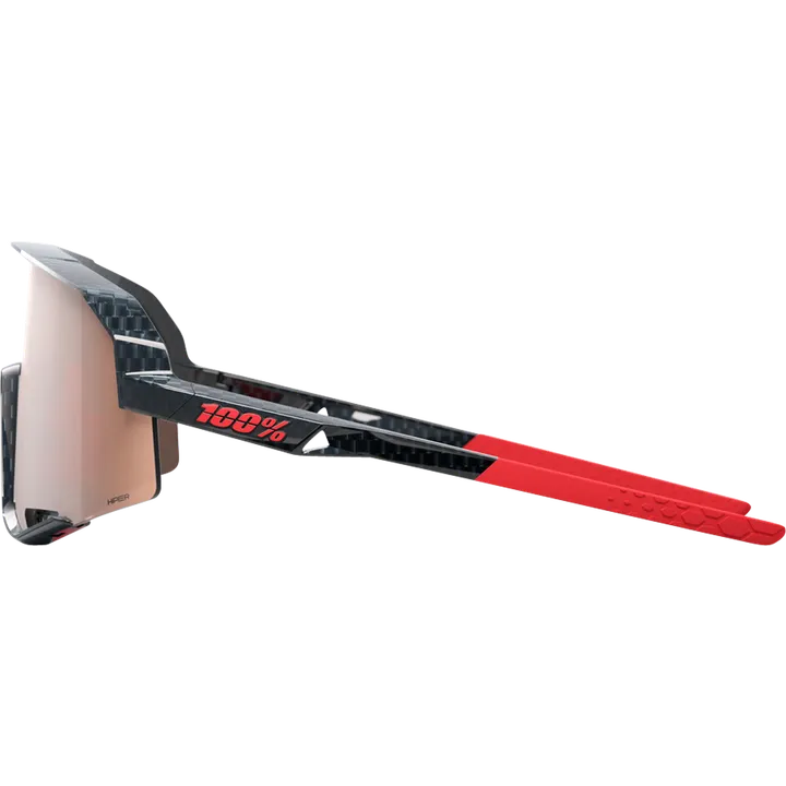 Brille Slendale - Gloss Crabon Fiber - HiPPER Crimson-Silver Mirror Lens
