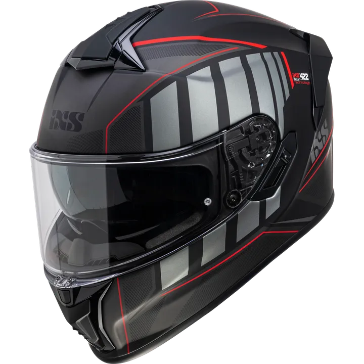 Casque intégral iXS422 FG 2.16 SV noir rouge mat