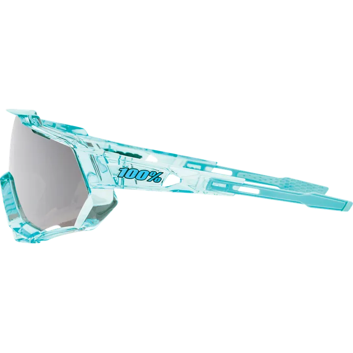 Lunettes Speedtrap Polished Translucent Mint-HiPER Silver Mirror Lens