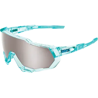 Lunettes Speedtrap Polished Translucent Mint-HiPER Silver Mirror Lens