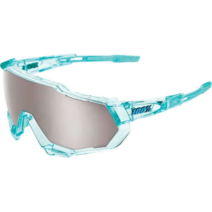 Lunettes Speedtrap Polished Translucent Mint-HiPER Silver Mirror Lens