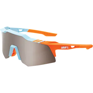 Lunettes Speedcraft XS Matte White-Blue Multilayer Mirror Lens