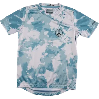 Youth Flowline SS Jersey - Plot weiss-blau