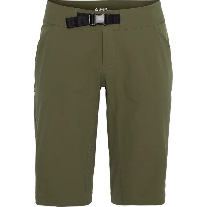 Hunter Slashed Shorts W stone grey