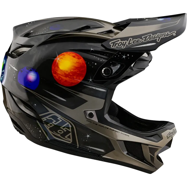 D4 Carbon Helmet - Spacian schwarz-grau