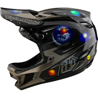 D4 Carbon Helmet - Spacian schwarz-grau