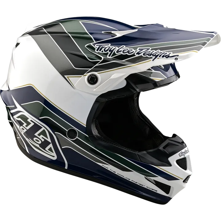 SE4 Polyacrylite Helmet - Block grau-blau