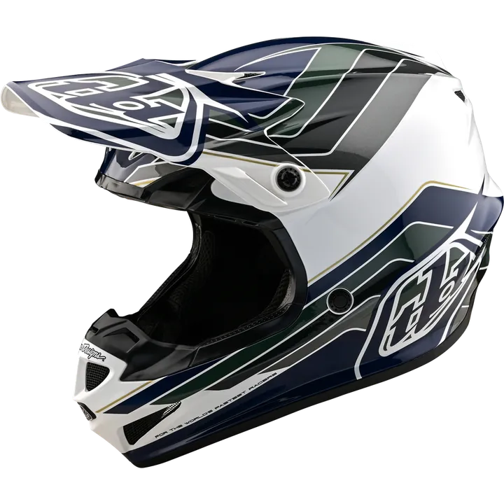 SE4 Polyacrylite Helmet - Block grau-blau