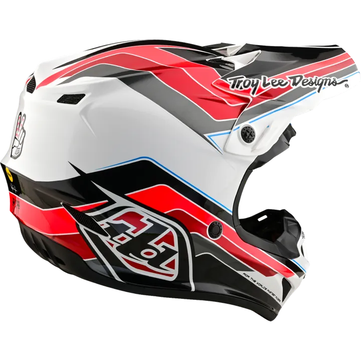 SE4 Polyacrylite Helmet - Block gris-rouge