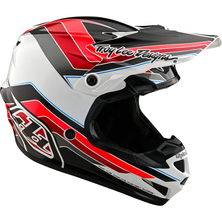 SE4 Polyacrylite Helmet - Block gris-rouge