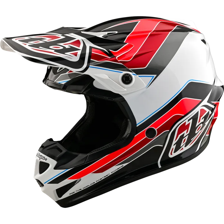 SE4 Polyacrylite Helmet - Block gris-rouge