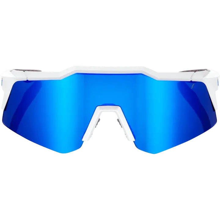 Lunettes Speedcraft XS Matte White-Blue Multilayer Mirror Lens