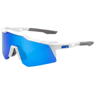 Lunettes Speedcraft XS Matte White-Blue Multilayer Mirror Lens
