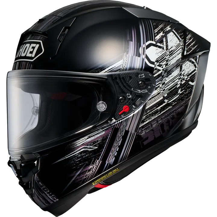 Casque intégral X-Spirit Pro Crosslogo TC-5, noir-blanc